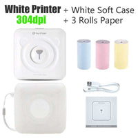 Peripage 304dpi A6 Handheld Thermal Photo Printer Portable Bluetooth Lable Printer Soft Case Protection Multifuntional for Phone