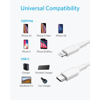 iPhone 12 Charger Cable, Anker USB C to Lightning Cable [3ft Apple MFi Certified] Powerline II for iPhone 12 series