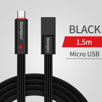 GARAS Reused USB Cable Micro USB/Type C Fast Charger Data Cable Reusable USB Cable 1.5m