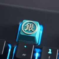 1pc Zinc Aluminium Alloy Key Cap Mechanical Keyboard keycap for LOL DOTA 2 OW R4 Height Stereoscopic relief