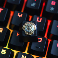 1pc Zinc Aluminium Alloy Key Cap Mechanical Keyboard keycap for LOL DOTA 2 OW R4 Height Stereoscopic relief