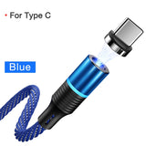 Cafele Newest LED QC3.0 Magnetic USB Cable for iPhone Micro USB Cable type C Braided cable Charger for Samsung Xiaomi Huawei