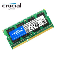 Crucial RAM SO DIMM DDR3 DDR3L 8GB 4GB 1333MHZ 1066MHz 1600 SODIMM 8 GB 12800S 1.35V for laptop notebook memory