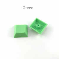 Cool Jazz pbt keycap dsa 1u mixded color green yellow blue white Transparent keycaps for gaming mechanical keyboard