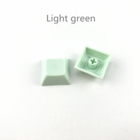 Cool Jazz pbt keycap dsa 1u mixded color green yellow blue white Transparent keycaps for gaming mechanical keyboard