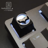 1pc aluminum alloy searchlight key cap Mechanical keyboard backlit keycap R4 Height CNC Anodic oxidation process