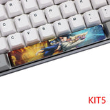 Five sides Dye-subbed Space bar 6.25U OEM profile pbt Keycap