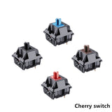 Original 8 Cherry MX Mechanical Keyboard Switch Silver MX Brown Blue Switch 3-pin Cherry Bright Switch