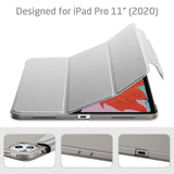 ESR for iPad Air 4 Case for iPad Pro 11/12.9 Case for iPad 8th Gen Case Back Cover with Closure Clasp for iPad Pro 11 Case 2020