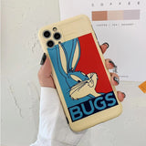 Cartoon Bugs Bunny TweetyBird Daffy Duck Looney Tunes Case For iPhone 12 11 11pro max xs max xr 7 8 plus Soft matter Cover Capa