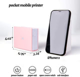 Phomemo M02 Thermal Printer Portable Multifunctional Mini Bluetooth Label Printer Wireless Sticker Mobile Printer for iphone