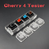 Switch Tester Cherry MX Kailh Switches black red brown blue 4 6 8 9 12 Key Translucent Keycaps Mechanical Keyboard Tester