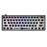 gk61 gk61x 60% custom mechanical keyboard rgb switch leds hot swapping socket powerful software type c pcb split spacebar