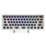 gk61 gk61x 60% custom mechanical keyboard rgb switch leds hot swapping socket powerful software type c pcb split spacebar