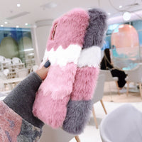 Cute Warm Furry Fluffy Case for IPhone 11 Pro XR XS MAX X 6 6S 7 8 Plus SE2020 5 5S 12 Mini Soft TPU Fur Cover Coque Fundas