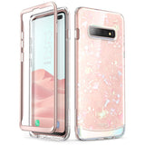 I-BLASON For Samsung Galaxy S10 Plus Case 6.4 inch Cosmo Full-Body Glitter Marble Cover Case WITHOUT Built-in Screen Protector