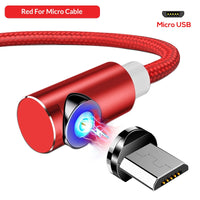 TOPK Magnetic USB Charging Cable Micro USB Cable for iPhone Samsung USB Type C Magnetic Charger Cable Mobile Phone Cables