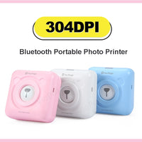 Peripage A6 304DPI Mini Portable Photo Printer Bluetooth Pocket Label Notes Thermal Printer Papers For Mobile Phone Android IOS