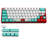 Mechanische Toetsenbord Coral Sea Keycap dz60/poker/GK61/GK64 Dye sublimation pbt Keycap OEM 71 key Korean Japanese Character