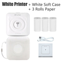 A6 Peripage Portable Bluetooth Thermal Photo Printer Inkless Mini Pocket Foto Printer Windows IOS Android Soft Case Protection