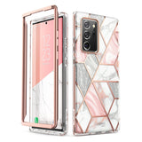 I-BLASON For Samsung Galaxy Note 20 Ultra Case 6.9"(2020) Cosmo Full-Body Glitter Marble Cover WITHOUT Built-in Screen Protector