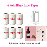 Thermal Paper Label Paper Sticker Paper For PeriPage PAPERANG Photo Printer