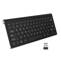 Computer Wireless keyboard Portable 2.4G Wireless USB Keyboards Rubber keycaps Mini Ergonomic Noiseless keyboard For PC laptop