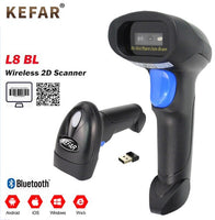 L8BL Bluetooth 1D/2D Barcode Reader And S8 QR PDF417 2.4G Wireless/Wired Handheld Barcode Scanner USB Support Mobile Phone iPad