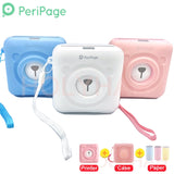 A6 Peripage Portable Bluetooth Thermal Photo Printer Inkless Mini Pocket Foto Printer Windows IOS Android Soft Case Protection