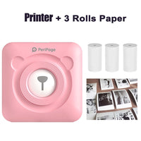 A6 Peripage Portable Bluetooth Thermal Photo Printer Inkless Mini Pocket Foto Printer Windows IOS Android Soft Case Protection