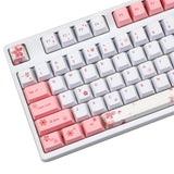 dye Subbed PBT Keycap 72/122 Keys OEM Profile Keycaps For MX Switches dz60/GK64/TKL87/96/108 keyboard Sakura Keycap