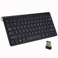 Computer Wireless keyboard Portable 2.4G Wireless USB Keyboards Rubber keycaps Mini Ergonomic Noiseless keyboard For PC laptop