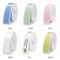 D11 Supermarket Waterproof Anti-Oil Tear-Resistant Price Label Pure Color Scratch-Resistant Label Paper Roll