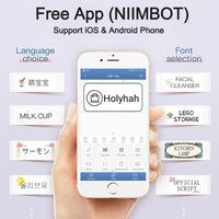 Niimbot D11 Wireless label printer Mini Thermal Label Printer Portable Pocket Bluetooth Printer For Mobile Phone Home Use Office