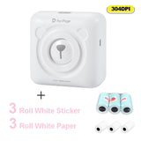 Peripage A6 304DPI Mini Portable Photo Printer Bluetooth Pocket Label Notes Thermal Printer Papers For Mobile Phone Android IOS