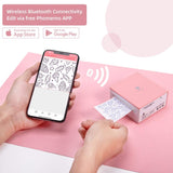 Phomemo M02 Thermal Printer Portable Multifunctional Mini Bluetooth Label Printer Wireless Sticker Mobile Printer for iphone