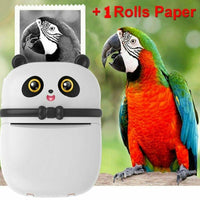 Portable Panda Thermal Printer Mini Pocket Multifunction Label Photo Printers Fast Printing Home Use Office For Photo Album DIY