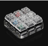 Switch Tester Cherry MX Kailh Switches black red brown blue 4 6 8 9 12 Key Translucent Keycaps Mechanical Keyboard Tester