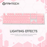 FANTECH K613L 25 Buttons Have No Conflicts 104 Keys Profession Gaming Keyboard USB English Backlight Keyboard For FPS LOL Gamer