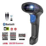 L8BL Bluetooth 1D/2D Barcode Reader And S8 QR PDF417 2.4G Wireless/Wired Handheld Barcode Scanner USB Support Mobile Phone iPad